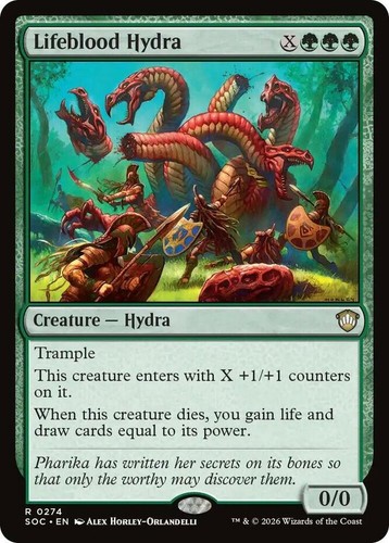 Lifeblood hydra mtg - lifeblood, r